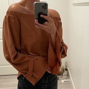 NWT J.O.A. Off the Shoulder Top